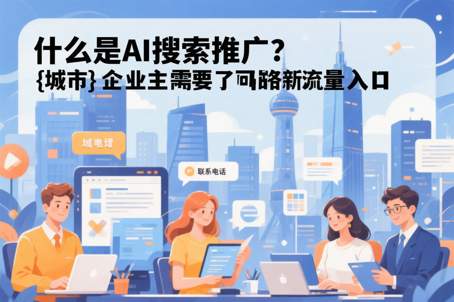 什么是AI搜索推广?酒泉企业主需要了解的新流量入口