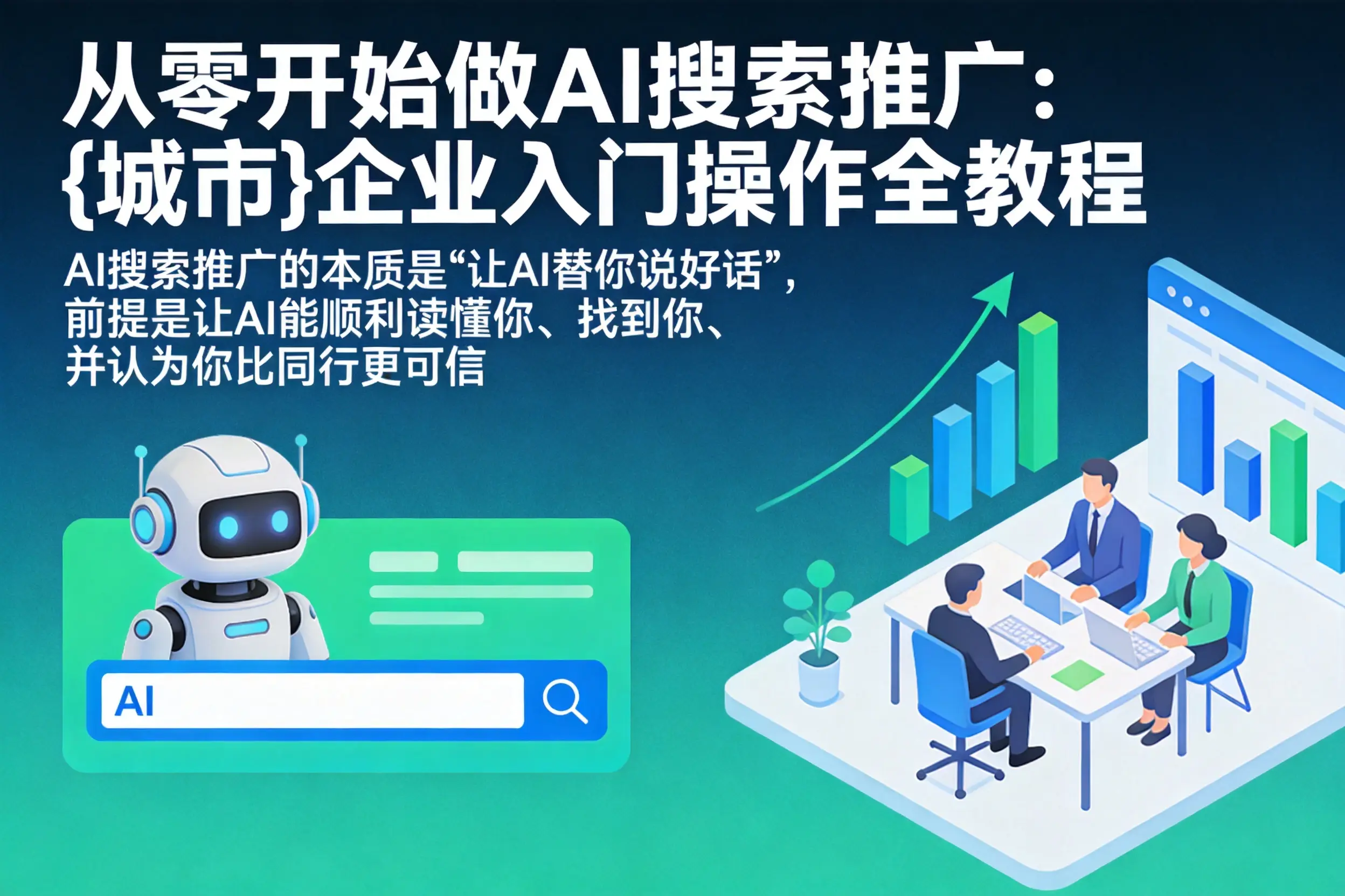 从零开始做AI搜索推广：酒泉企业入门操作全教程