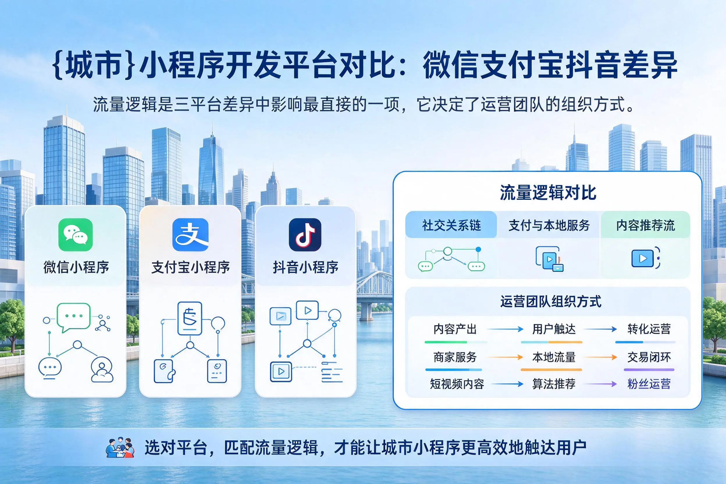 酒泉小程序开发平台对比:微信支付宝抖音差异